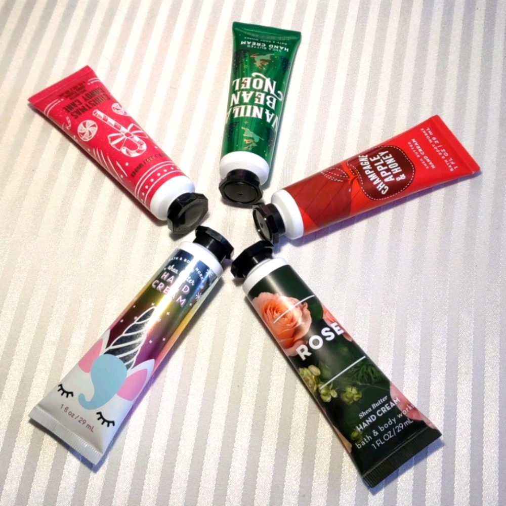 Bath and body works hand creams LOT of 5